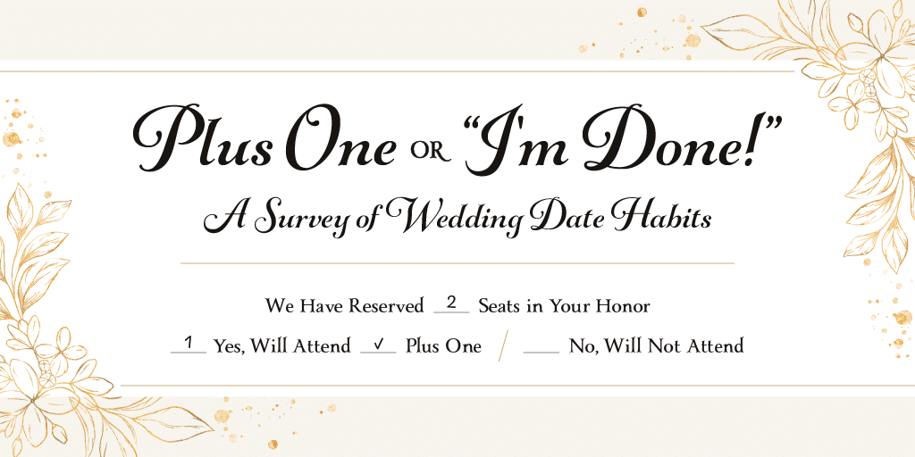 Title image for a survey on wedding date habits